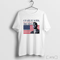 Officials Charlie Kirk Rest In Peace 1993 2025 Usa Flag T Shirt Unisex T-shirt, Sweatshirt, Hoodie, Long Sleeve Tee - T-Shirt, Sweatshirt, Hoodie