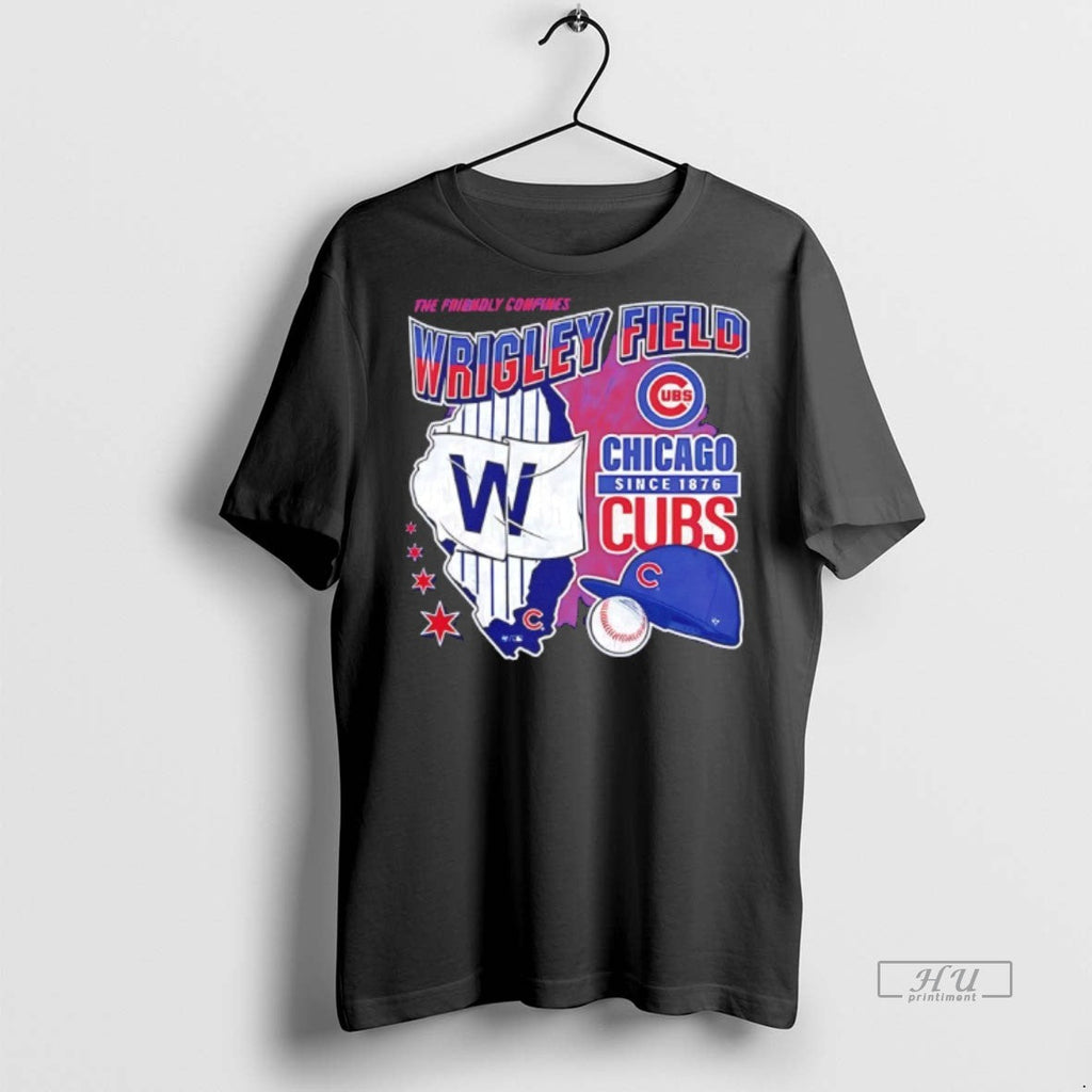 Officials Chicago Cubs The Friendsly Confines 1876 Wrigley Field Shirt Sweater Unisex T-shirt, Sweatshirt, Hoodie, Long Sleeve Tee - T-Shirt, Sweatshirt, Hoodie