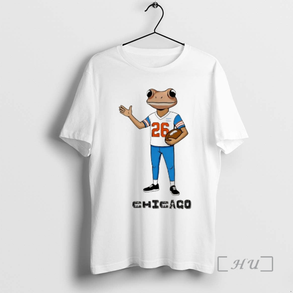 Officials Chicago Frog Character Wearing Number 26 Football Sports T-Shirts, Hoodie, Sweatshirt - T-Shirt, Sweatshirt, Hoodie