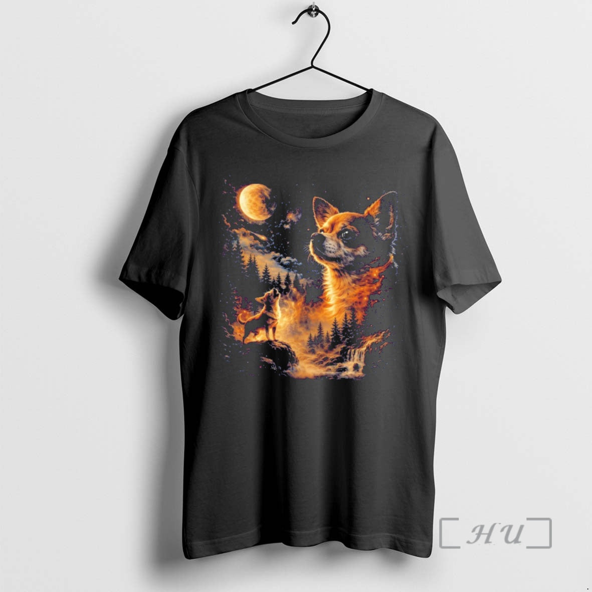 Officials Chihuahua Howling Moon Vintage 90s Wolf Spirit T-Shirts, Hoodie, Sweatshirt - T-Shirt, Sweatshirt, Hoodie
