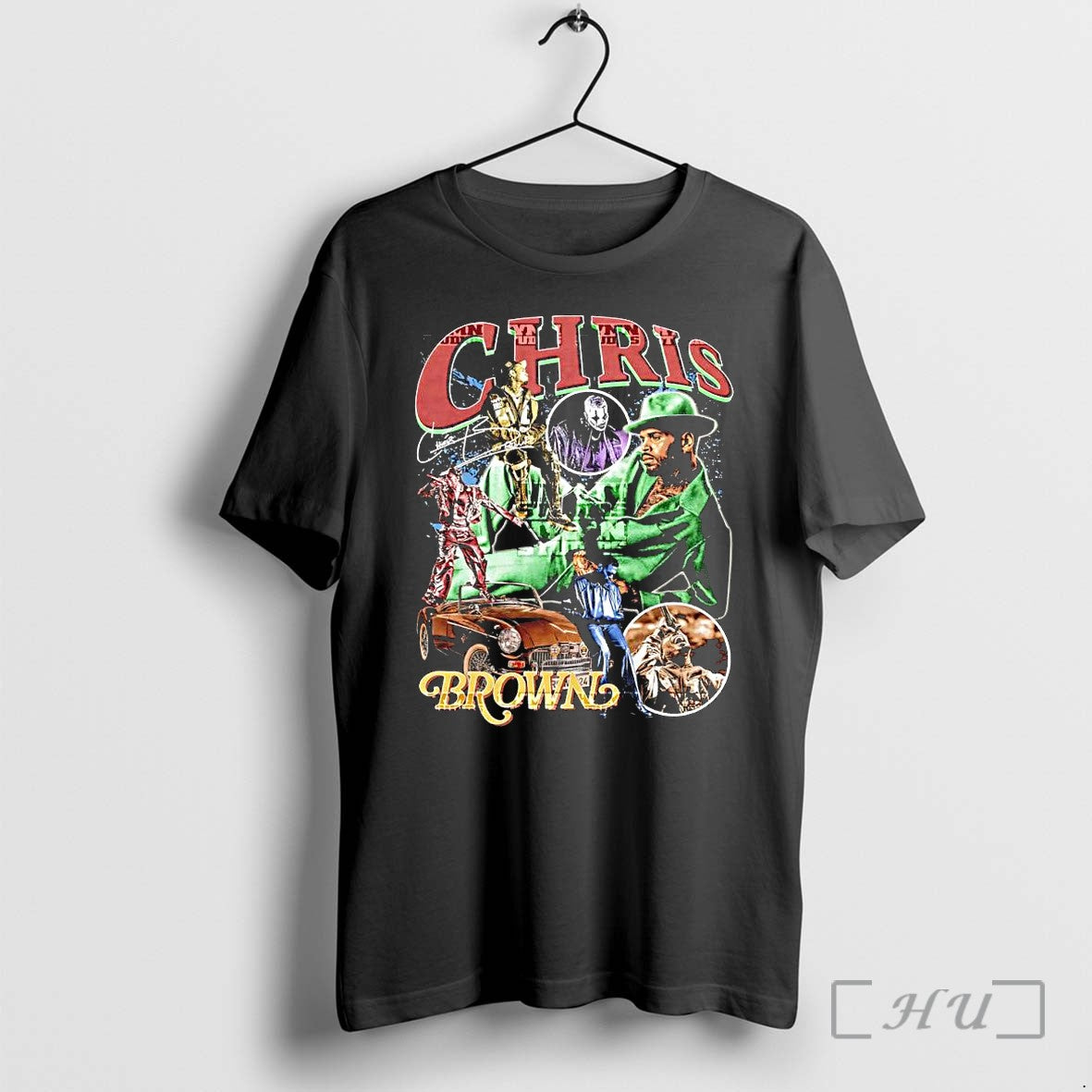 Officials Chris Brown Collage Rap Signature Vintage Unisex T-shirt, Sweatshirt, Hoodie, Long Sleeve Tee - T-Shirt, Sweatshirt, Hoodie