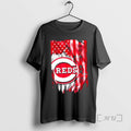 Officials Cincinnati Reds Baseball X American Flag T-Shirts, Hoodie, Sweatshirt - T-Shirt, Sweatshirt, Hoodie