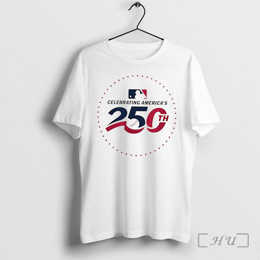 Officials Cincinnati Reds Celebrating Americas 250th Logo Tee Unisex T-shirt, Sweatshirt, Hoodie, Long Sleeve Tee - T-Shirt, Sweatshirt, Hoodie