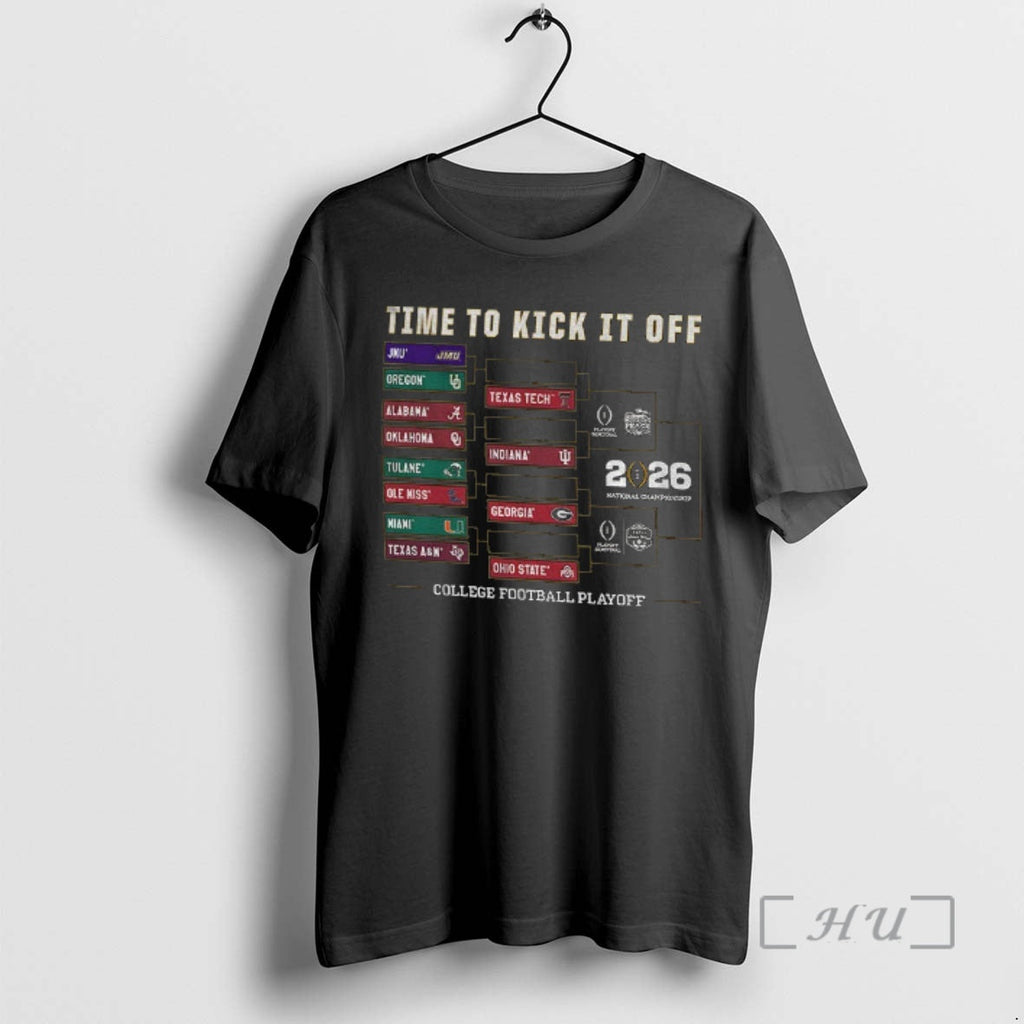 Officials College Football Playoff 2025 26 Time Kick Off College Football Playoff T-Shirts, Hoodie, Sweatshirt - T-Shirt, Sweatshirt, Hoodie