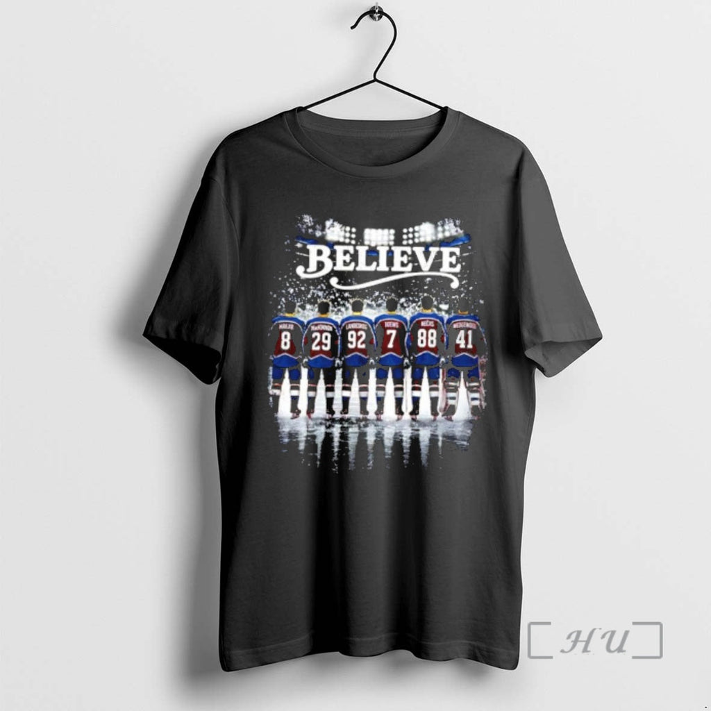 Officials Colorado Avalanche Believe Hockey Players Stadium Unisex T-shirt, Sweatshirt, Hoodie, Long Sleeve Tee - T-Shirt, Sweatshirt, Hoodie