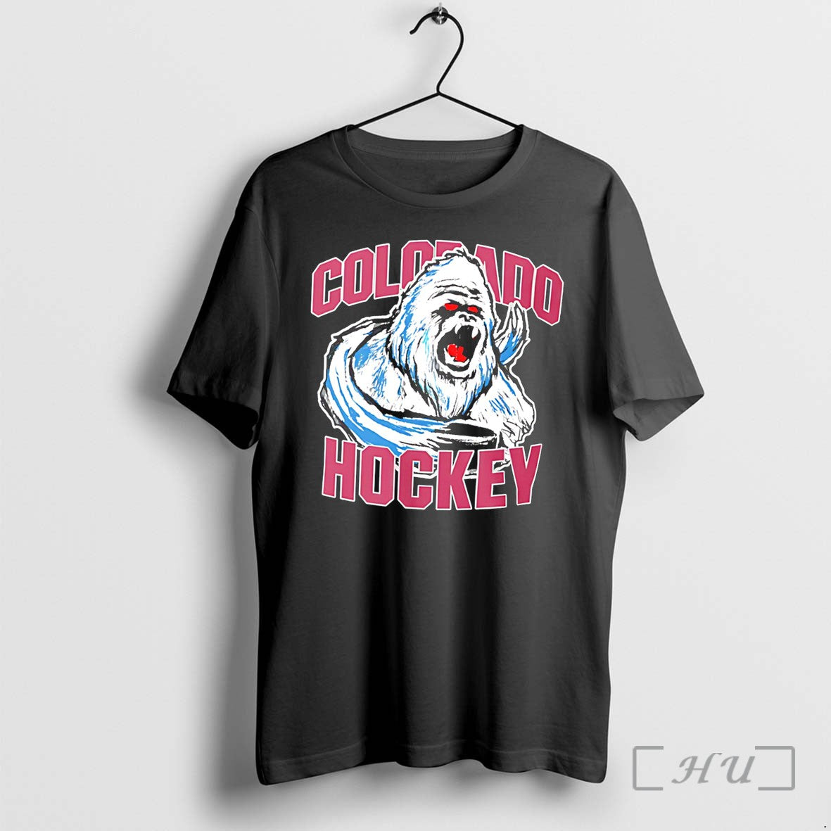 Officials Colorado Hockey Yeti Mascot Tee Premium T Shirts Sweater Hoodie Jpg Unisex T-shirt, Sweatshirt, Hoodie, Long Sleeve Tee - T-Shirt, Sweatshirt, Hoodie