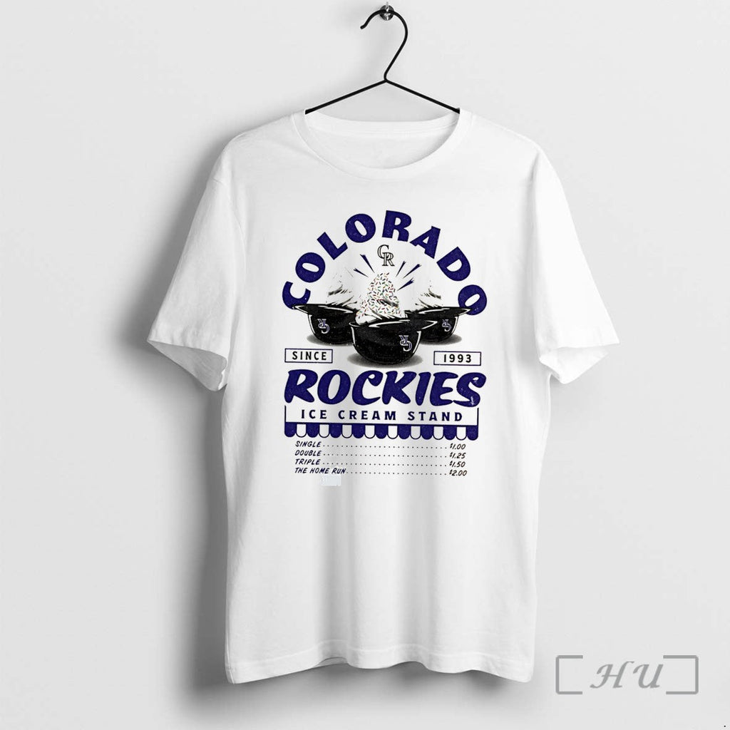 Officials Colorado Rockies Ice Cream Stand Tee Unisex T-shirt, Sweatshirt, Hoodie, Long Sleeve Tee - T-Shirt, Sweatshirt, Hoodie