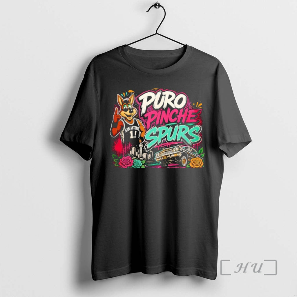 Officials Coyote Puro Pinche Spurs San Antonio Spurs Basketball Nba 2026 Premium T Shirts Sweater - T-Shirt, Sweatshirt, Hoodie