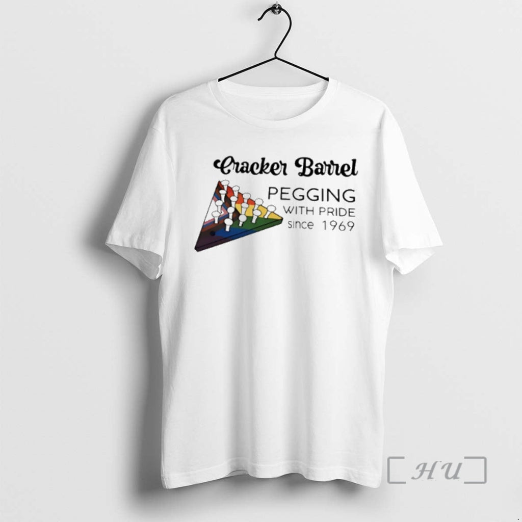 Officials Cracker Barrel Pegging Pride Since 1969 Lgbtq T-Shirts, Hoodie, Sweatshirt - T-Shirt, Sweatshirt, Hoodie