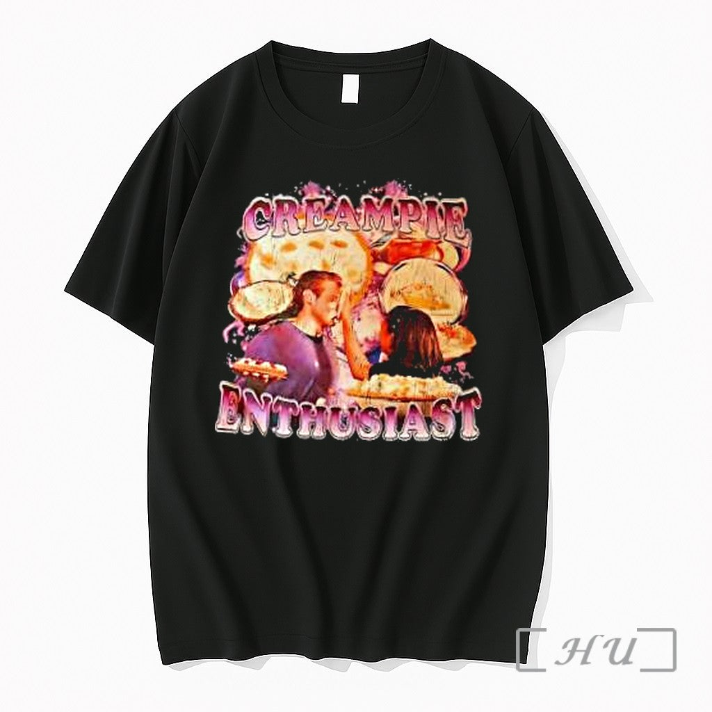 Officials Creampie Enthusiast Retro Dessert Premium T Shirts Sweater Hoodie Jpg Unisex T-shirt, Sweatshirt, Hoodie, Long Sleeve Tee - T-Shirt, Sweatshirt, Hoodie