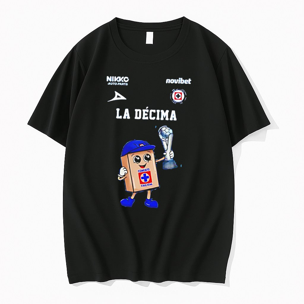 Officials Cruz Azul La Decima Liga Mx Campeones 2026 Tee Premium T Shirt Unisex T-shirt, Sweatshirt, Hoodie, Long Sleeve Tee - T-Shirt, Sweatshirt, Hoodie