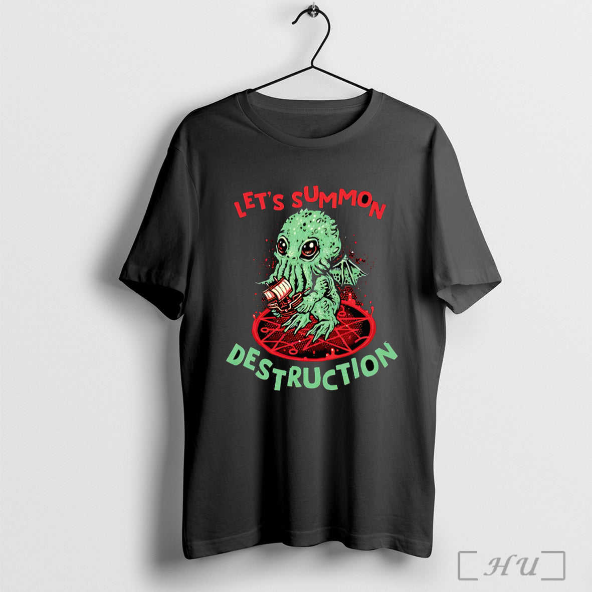 Officials Cthulhu Lets Summon Destruction T Shirt Unisex T-shirt, Sweatshirt, Hoodie, Long Sleeve Tee - T-Shirt, Sweatshirt, Hoodie