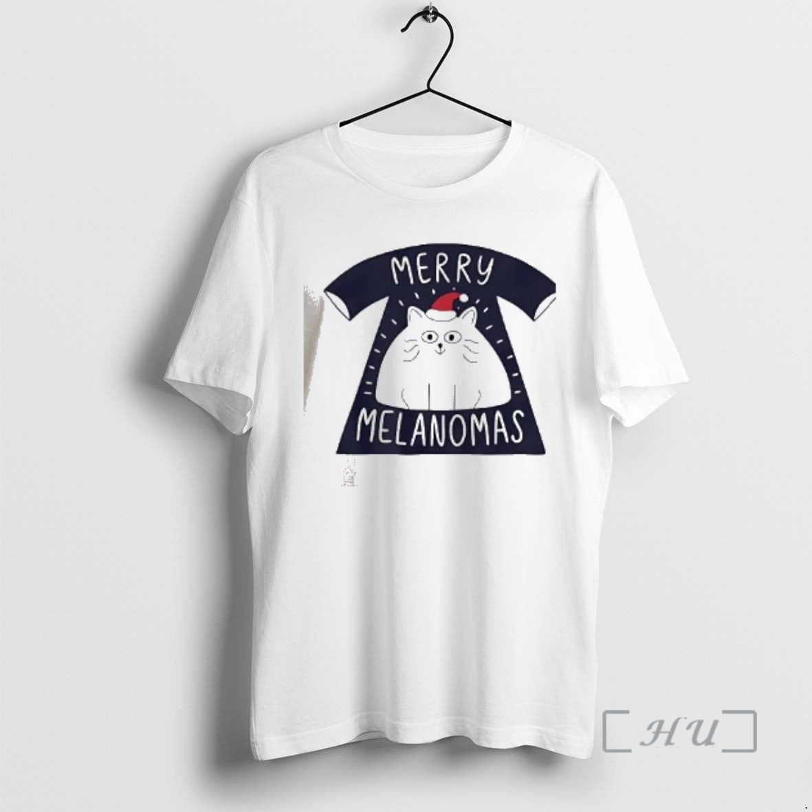 Officials Cute Santa Cat Melanomas 2025 T-Shirts, Hoodie, Sweatshirt - T-Shirt, Sweatshirt, Hoodie