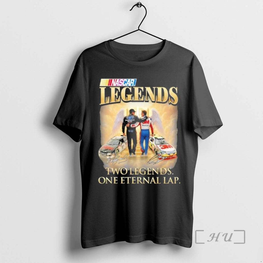 Officials Dale Earnhardt Greg Biffle Nascar Legends Two Legends One Eternal Lap Signatures T-Shirts, Hoodie, Sweatshirt - T-Shirt, Sweatshirt, Hoodie