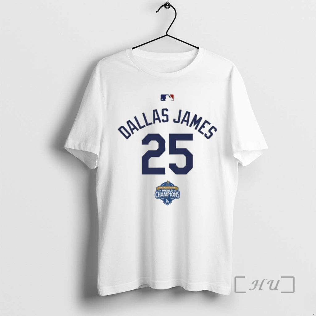 Officials Dallas James 25 Back Back Champs World Champions T-Shirts, Hoodie, Sweatshirt - T-Shirt, Sweatshirt, Hoodie