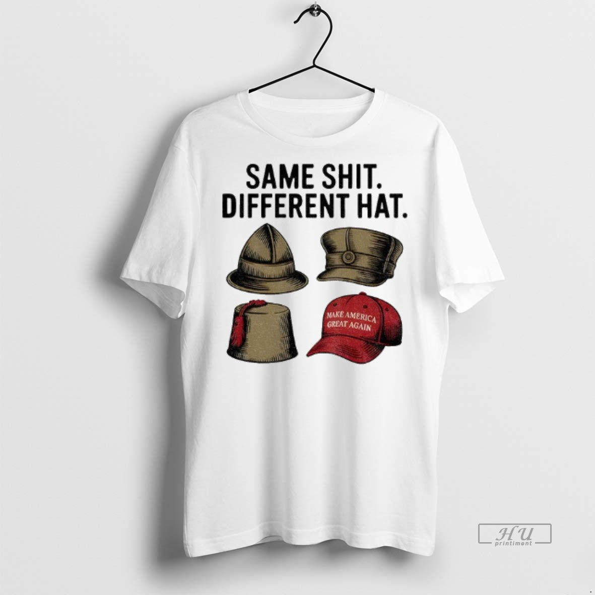 Officials Dark Humor Political Same Shit Different Hat Shirt Sweater Unisex T-shirt, Sweatshirt, Hoodie, Long Sleeve Tee - T-Shirt, Sweatshirt, Hoodie