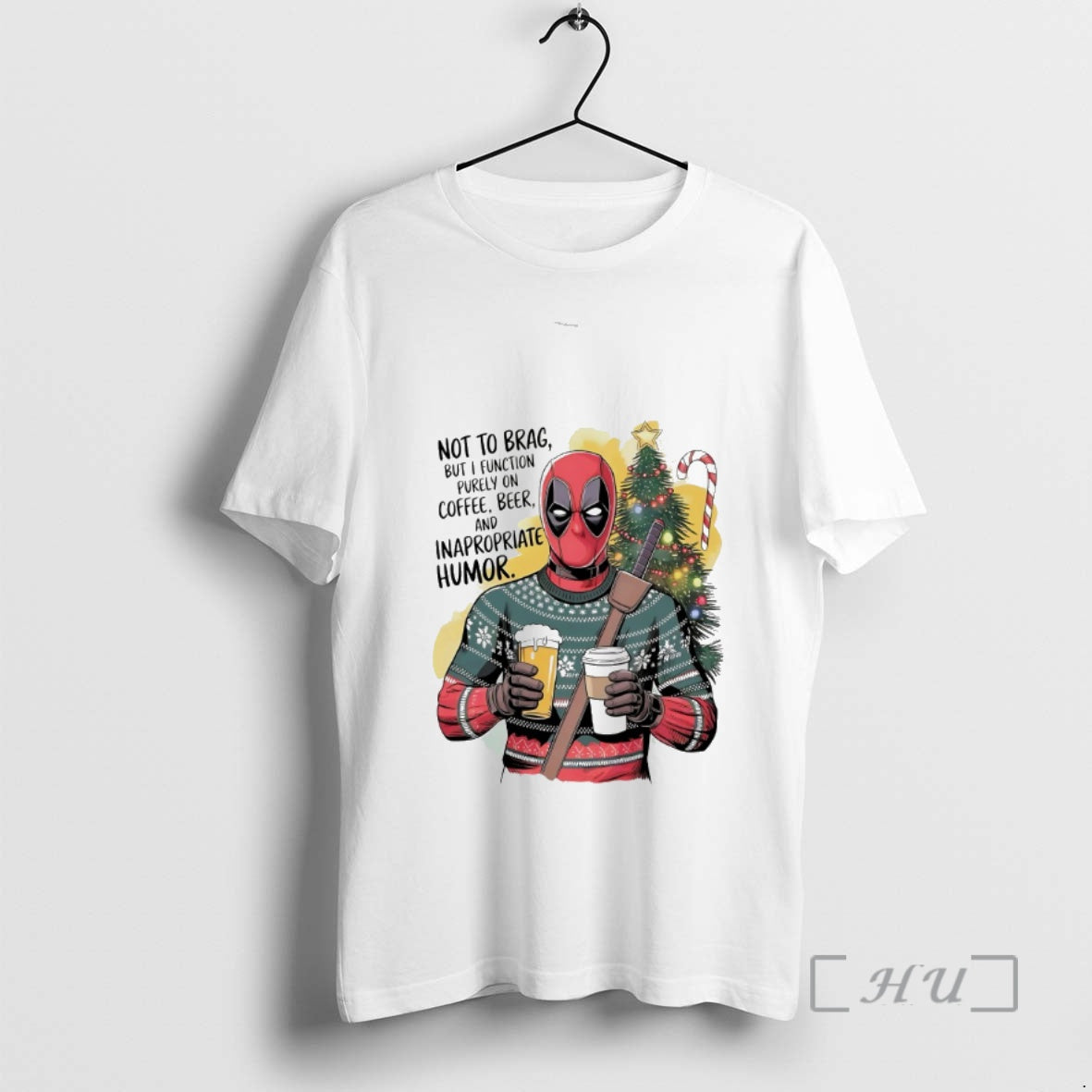 Officials Deadpool Not Brag But I Function Purely Coffee Beer T-Shirts, Hoodie, Sweatshirt - T-Shirt, Sweatshirt, Hoodie