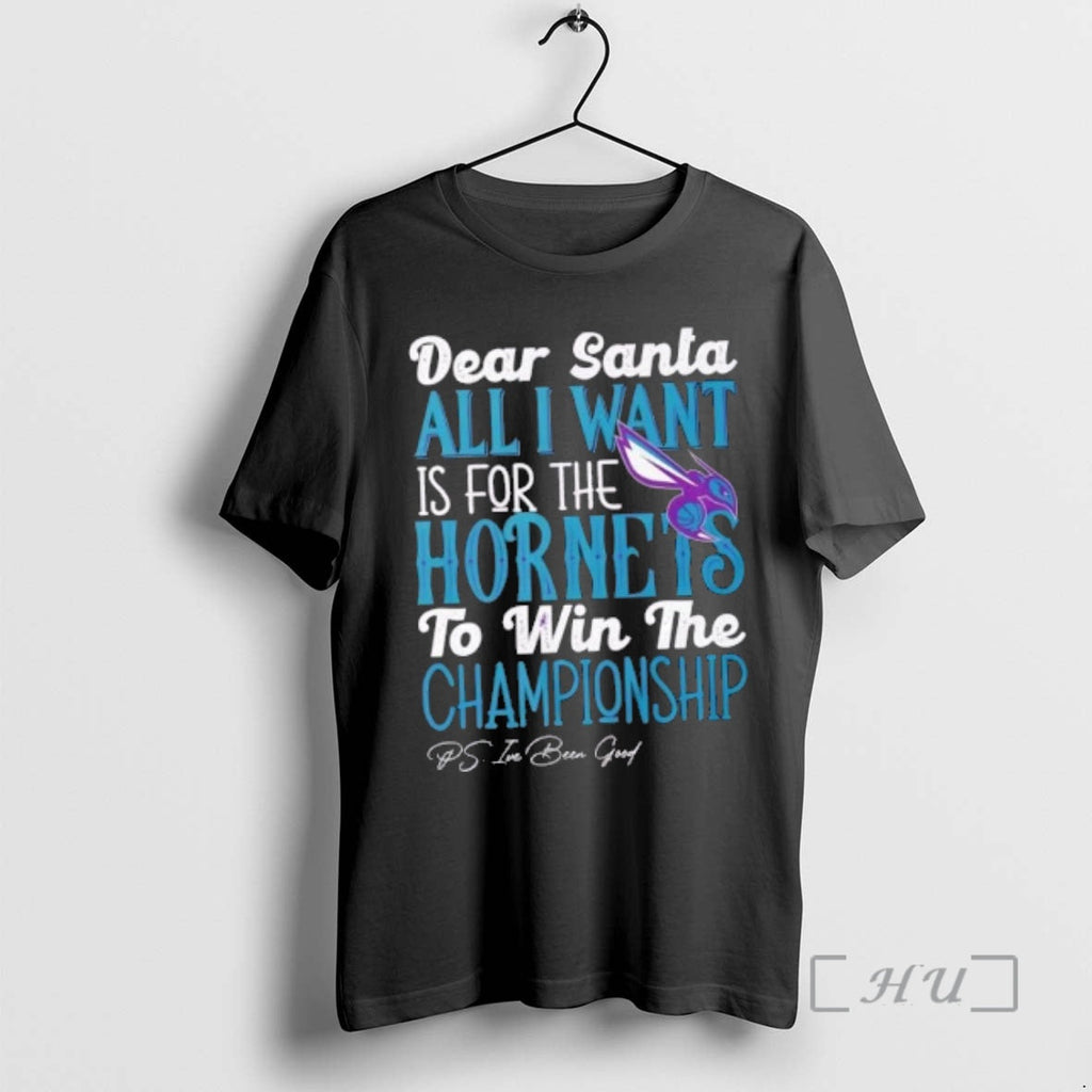 Officials Dear Santa All I Want Is Charlotte Hornets Win Championship T-Shirts, Hoodie, Sweatshirt - T-Shirt, Sweatshirt, Hoodie