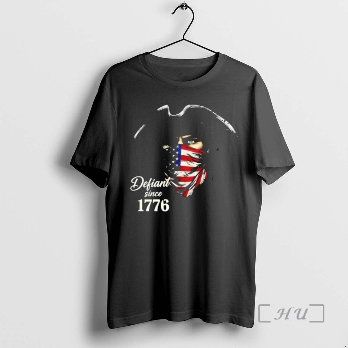 Officials Defiant Since 1776 Patriotic Revolutionary Spirit American Flag Bandana T-Shirts, Hoodie, Sweatshirt - T-Shirt, Sweatshirt, Hoodie