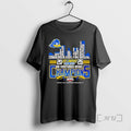 Officials Delaware Blue Hens 2025 68 Ventures Bowl Champions Player Name Skyline T-Shirts, Hoodie, Sweatshirt - T-Shirt, Sweatshirt, Hoodie