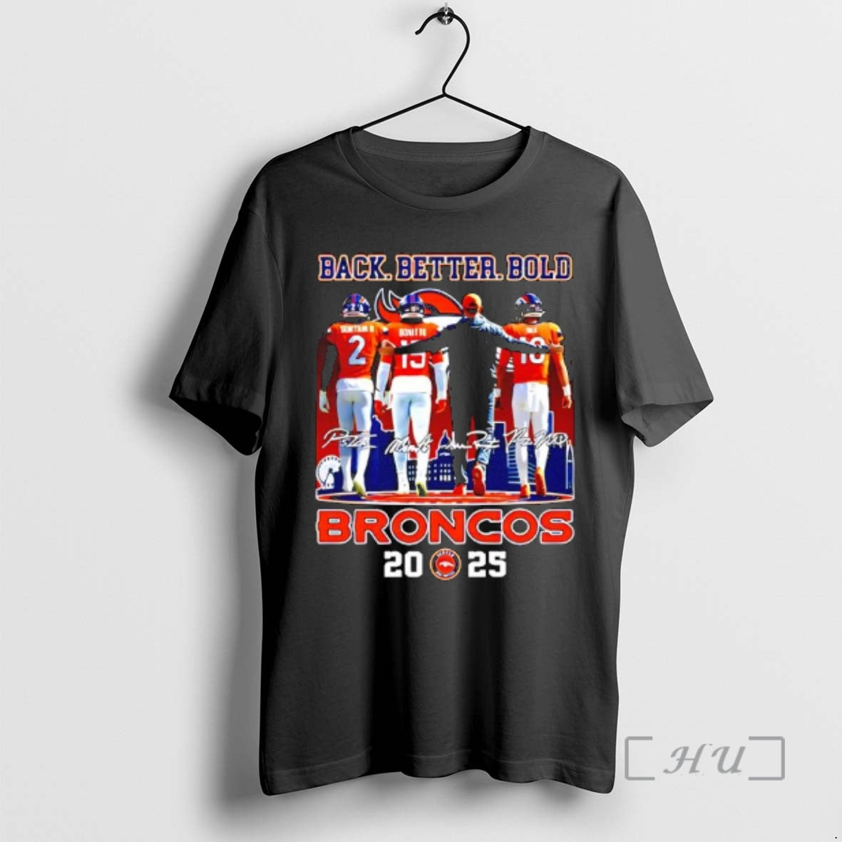 Officials Denver Bs Back Better Bold 2025 Coach Players Signatures T-Shirts, Hoodie, Sweatshirt - T-Shirt, Sweatshirt, Hoodie