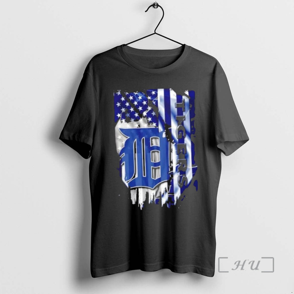 Officials Detroit Tigers Baseball X American Flag T-Shirts, Hoodie, Sweatshirt - T-Shirt, Sweatshirt, Hoodie