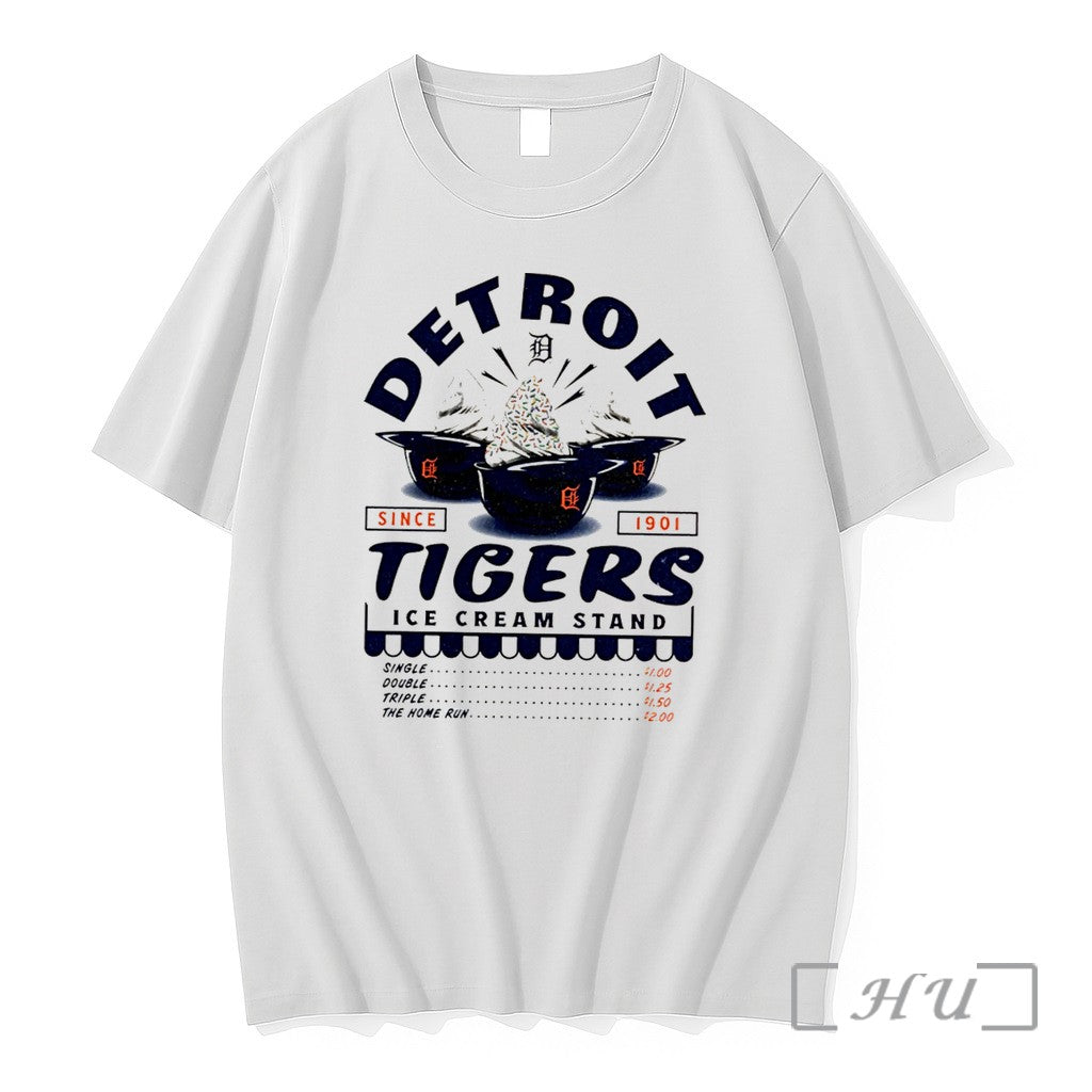 Officials Detroit Tigers Ice Cream Stand Tee Unisex T-shirt, Sweatshirt, Hoodie, Long Sleeve Tee - T-Shirt, Sweatshirt, Hoodie
