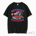 Officials Detroit Tigers Skeleton Classic Car American 250th Anniversary Unisex T-shirt, Sweatshirt, Hoodie, Long Sleeve Tee - T-Shirt, Sweatshirt, Hoodie