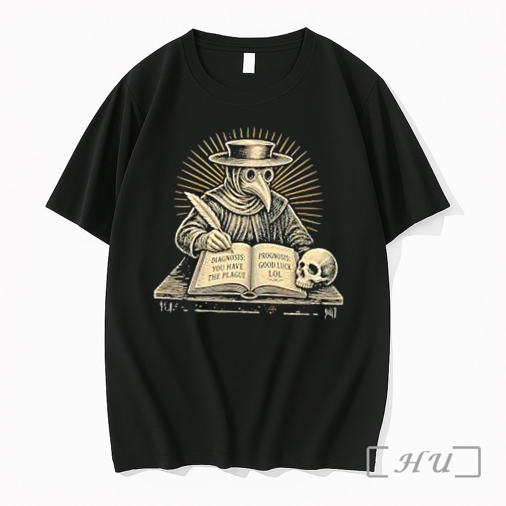 Officials Diagnosis You Have The Plague Prognosis Good Luck Lol Unisex T-shirt, Sweatshirt, Hoodie, Long Sleeve Tee - T-Shirt, Sweatshirt, Hoodie