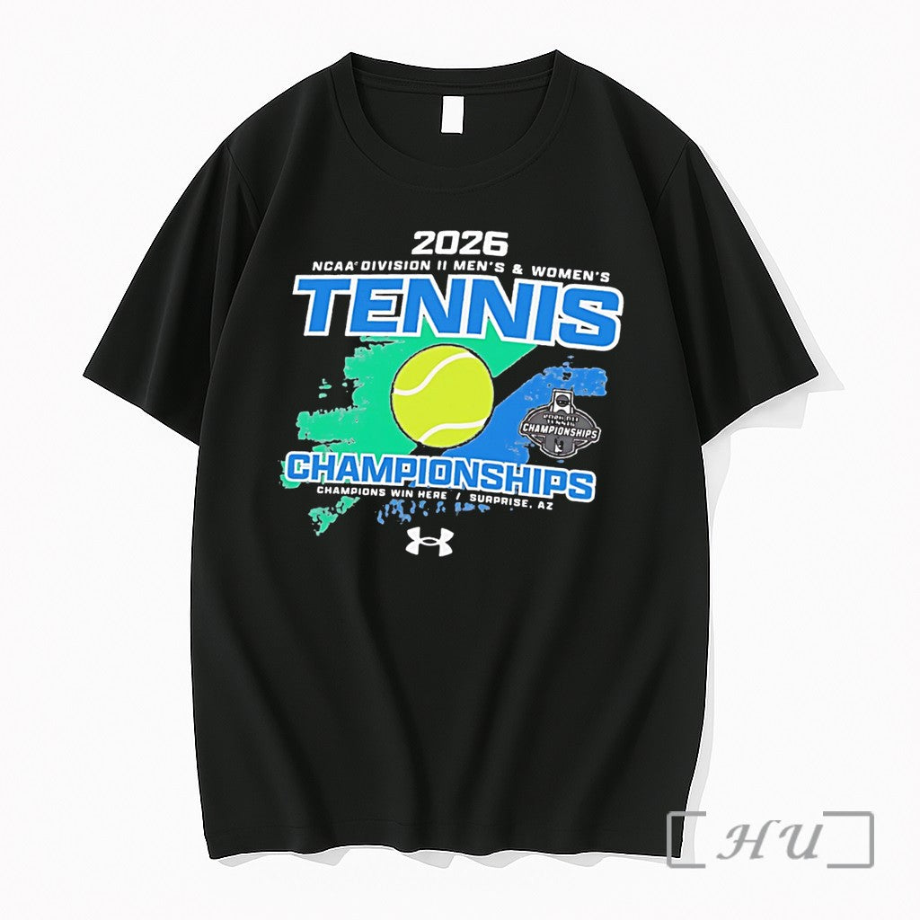 Officials Division Ii Mens Womens Tennis Championships 2026 Tee Unisex T-shirt, Sweatshirt, Hoodie, Long Sleeve Tee - T-Shirt, Sweatshirt, Hoodie