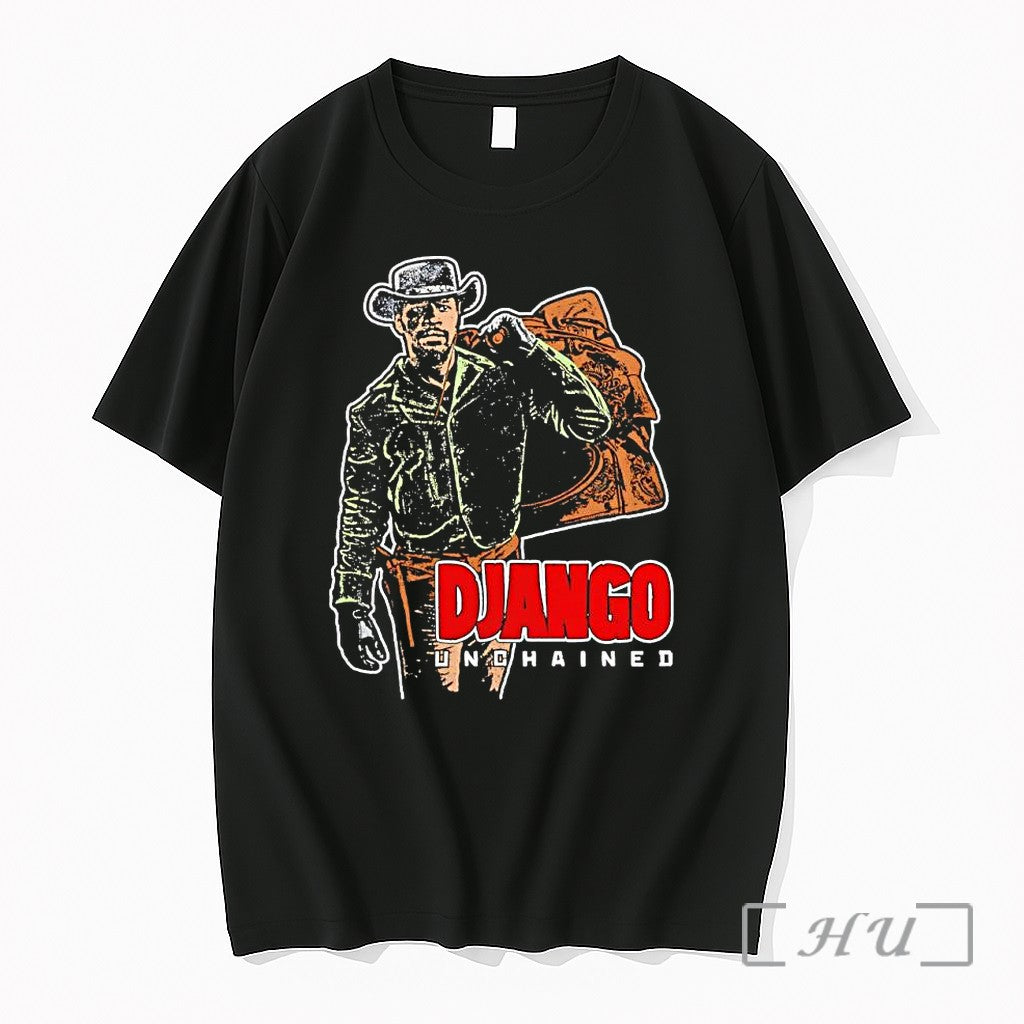 Officials Django Unchained Cowboy Distressed Graphic Unisex T-shirt, Sweatshirt, Hoodie, Long Sleeve Tee - T-Shirt, Sweatshirt, Hoodie