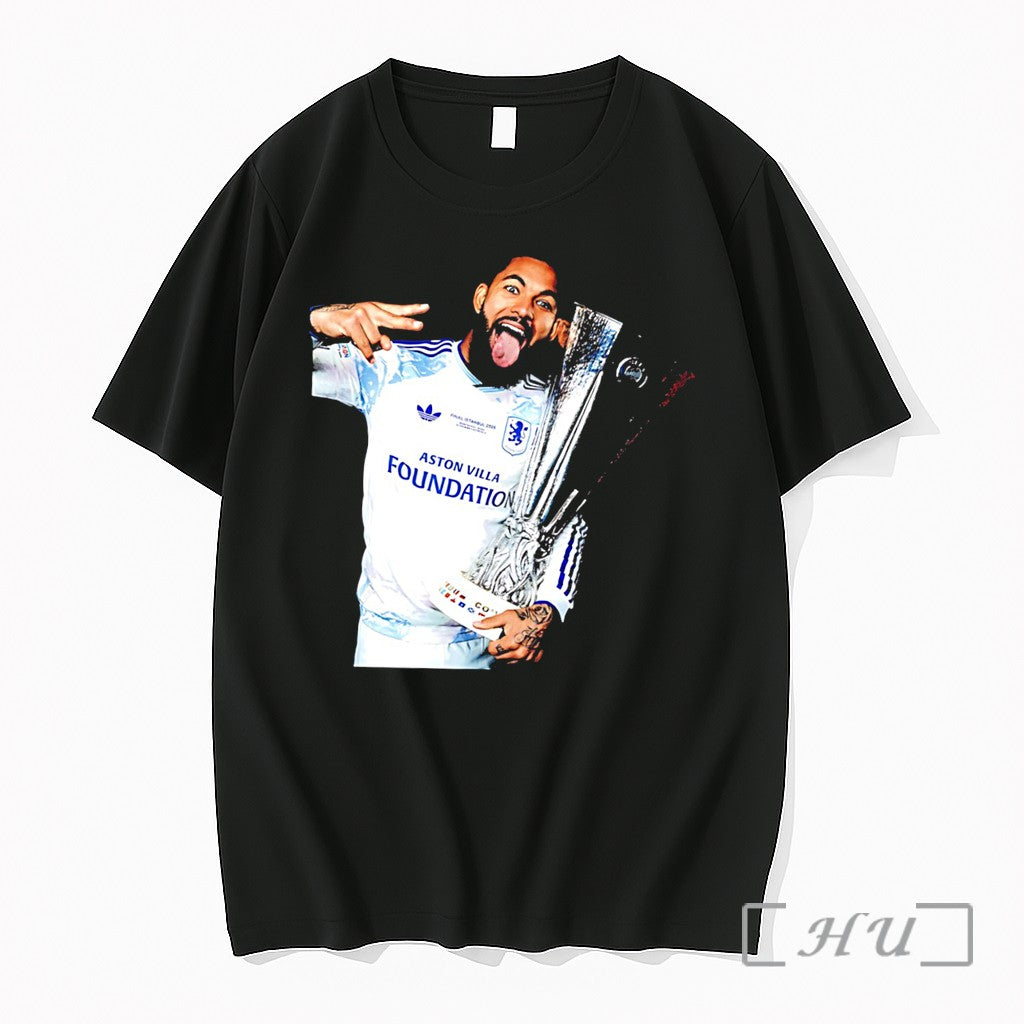Officials Douglas Luiz Aston Villa 2026 Europa League Champions Tee Unisex T-shirt, Sweatshirt, Hoodie, Long Sleeve Tee - T-Shirt, Sweatshirt, Hoodie