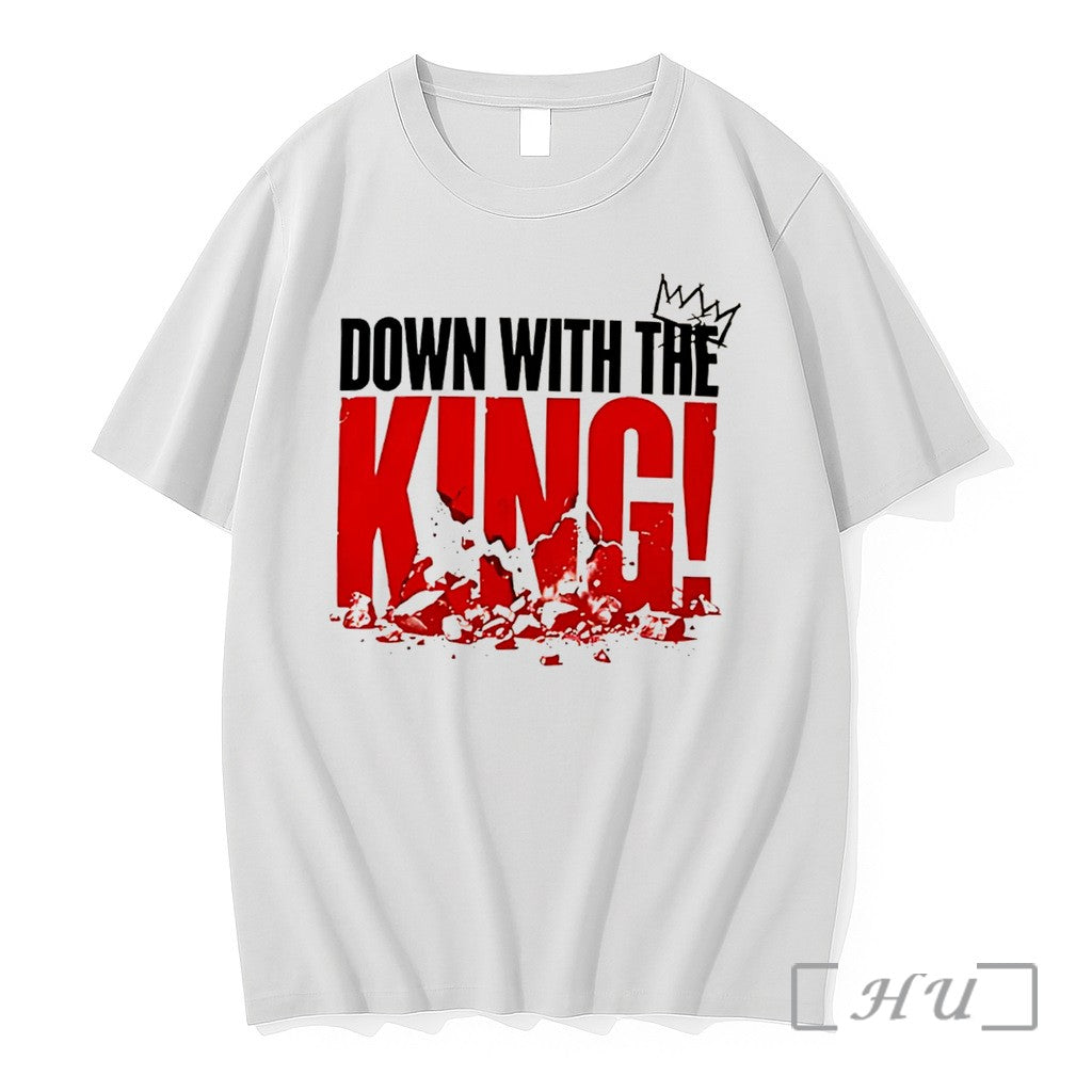 Officials Down With The King Brick Tee Premium T Shirts Sweater Hoodie Jpg Unisex T-shirt, Sweatshirt, Hoodie, Long Sleeve Tee - T-Shirt, Sweatshirt, Hoodie