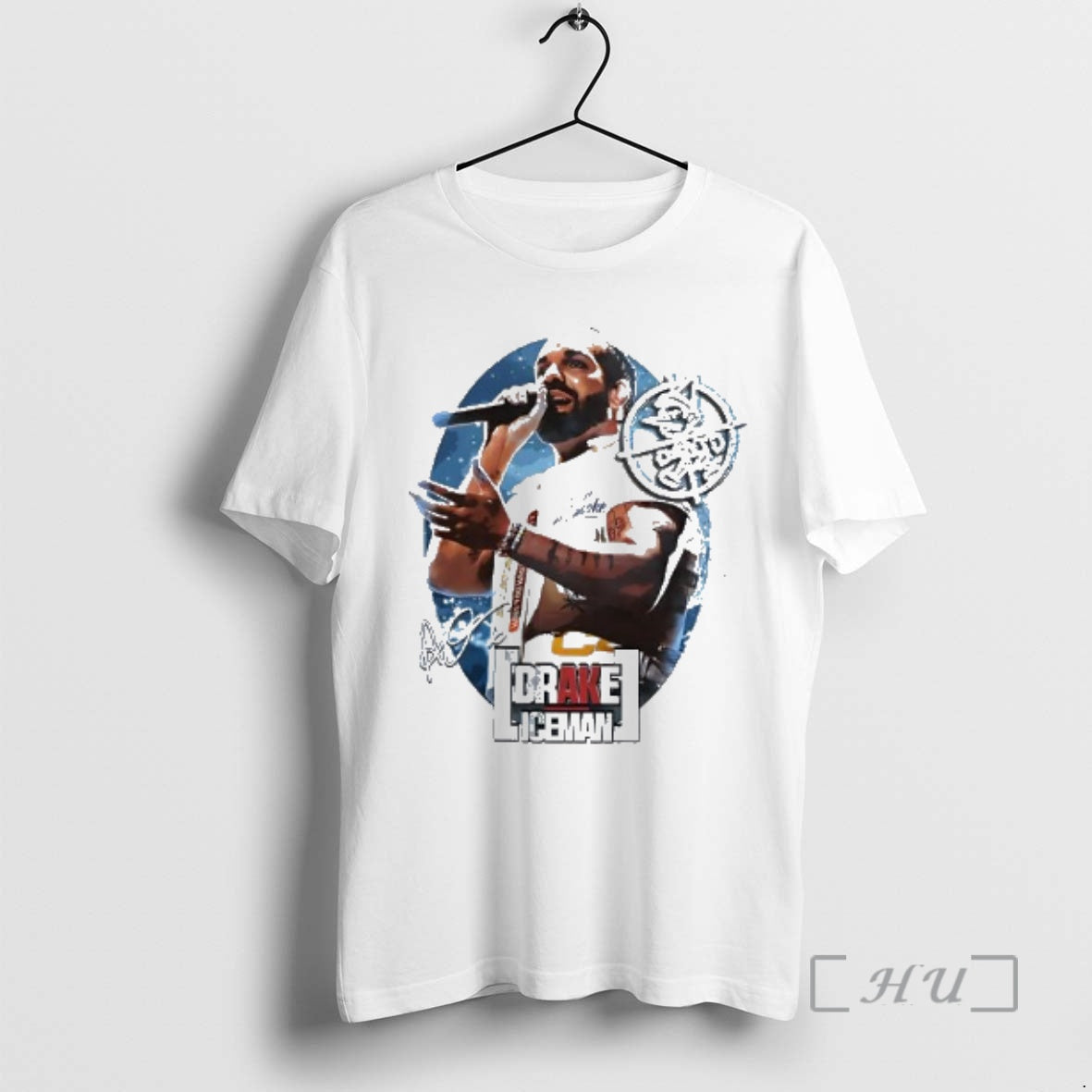 Officials Drake Iceman Singer Portrait Unisex T-shirt, Sweatshirt, Hoodie, Long Sleeve Tee - T-Shirt, Sweatshirt, Hoodie