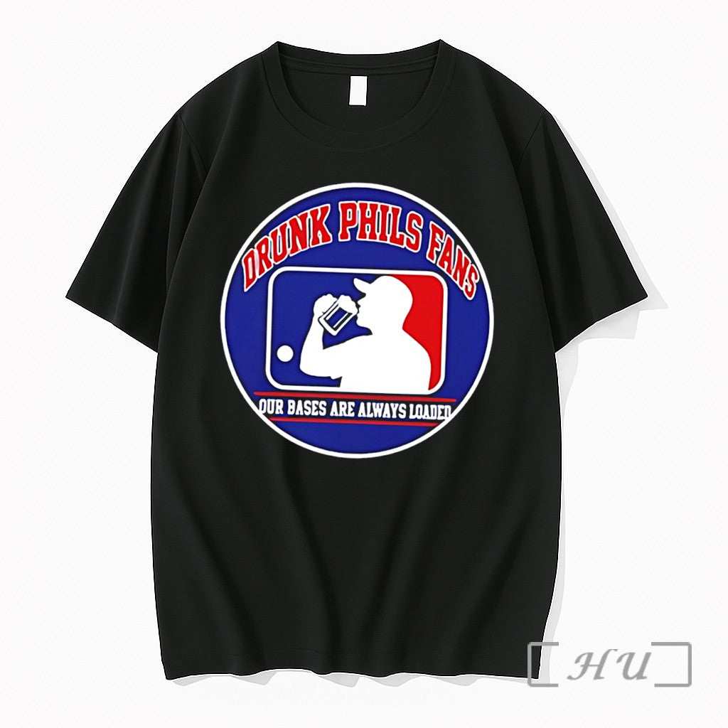Officials Drunk Phils Fans Featuring Major League Baseball Logo Tee Unisex T-shirt, Sweatshirt, Hoodie, Long Sleeve Tee - T-Shirt, Sweatshirt, Hoodie