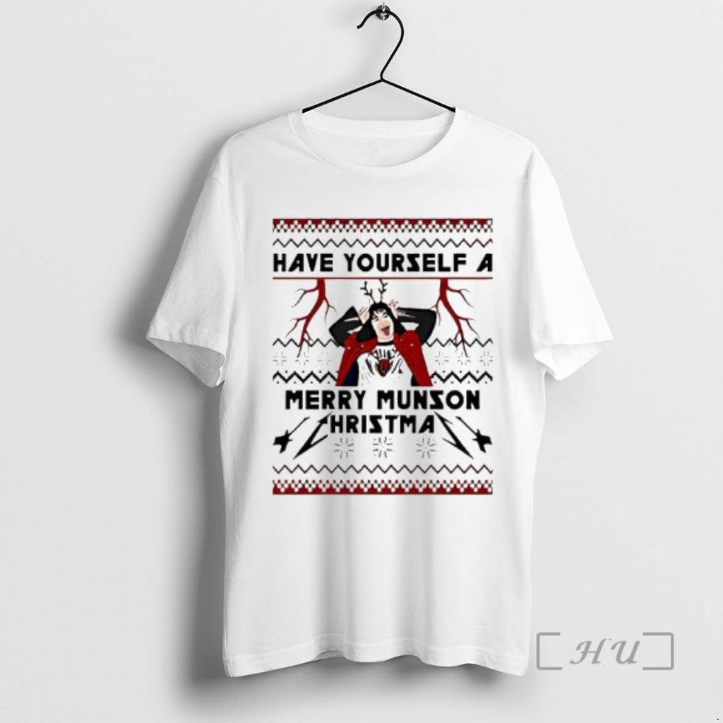 Officials Eddie Munson Have Yourself Merry Munson Hristma T-Shirts, Hoodie, Sweatshirt - T-Shirt, Sweatshirt, Hoodie