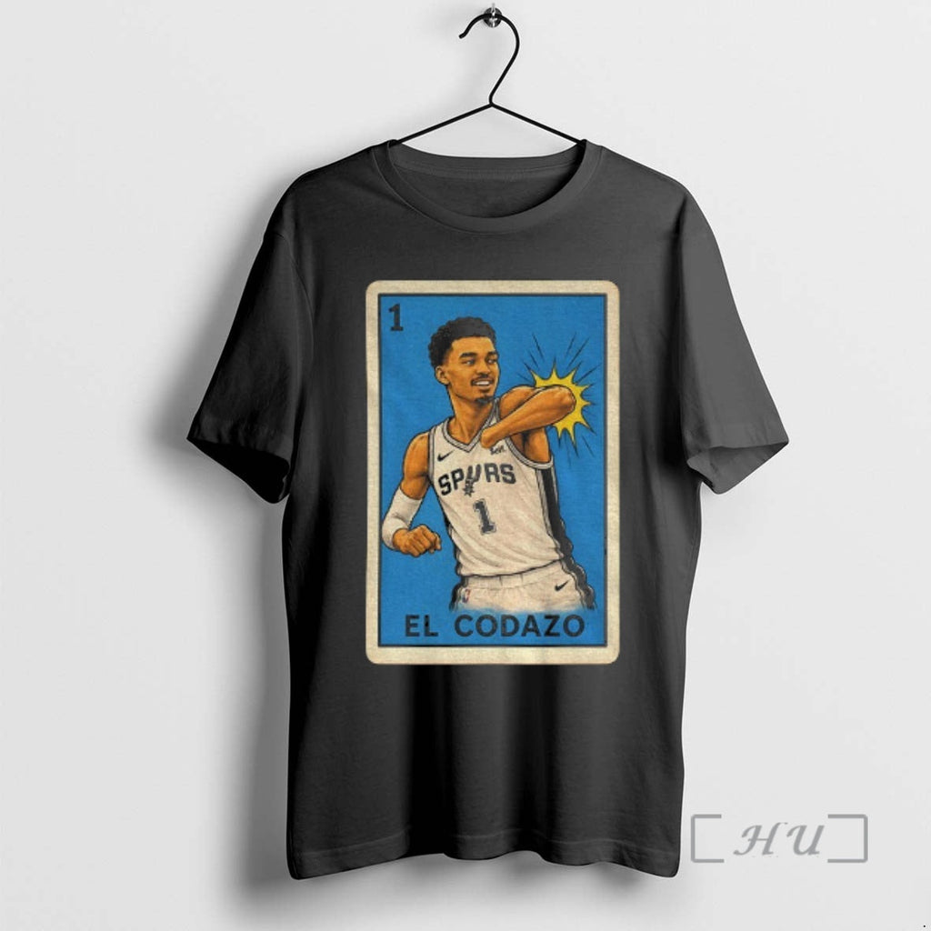 Officials El Codazo Victor Wembanyama San Antonio Spurs Basketball Nba Card Premium T Shirts Sweater - T-Shirt, Sweatshirt, Hoodie