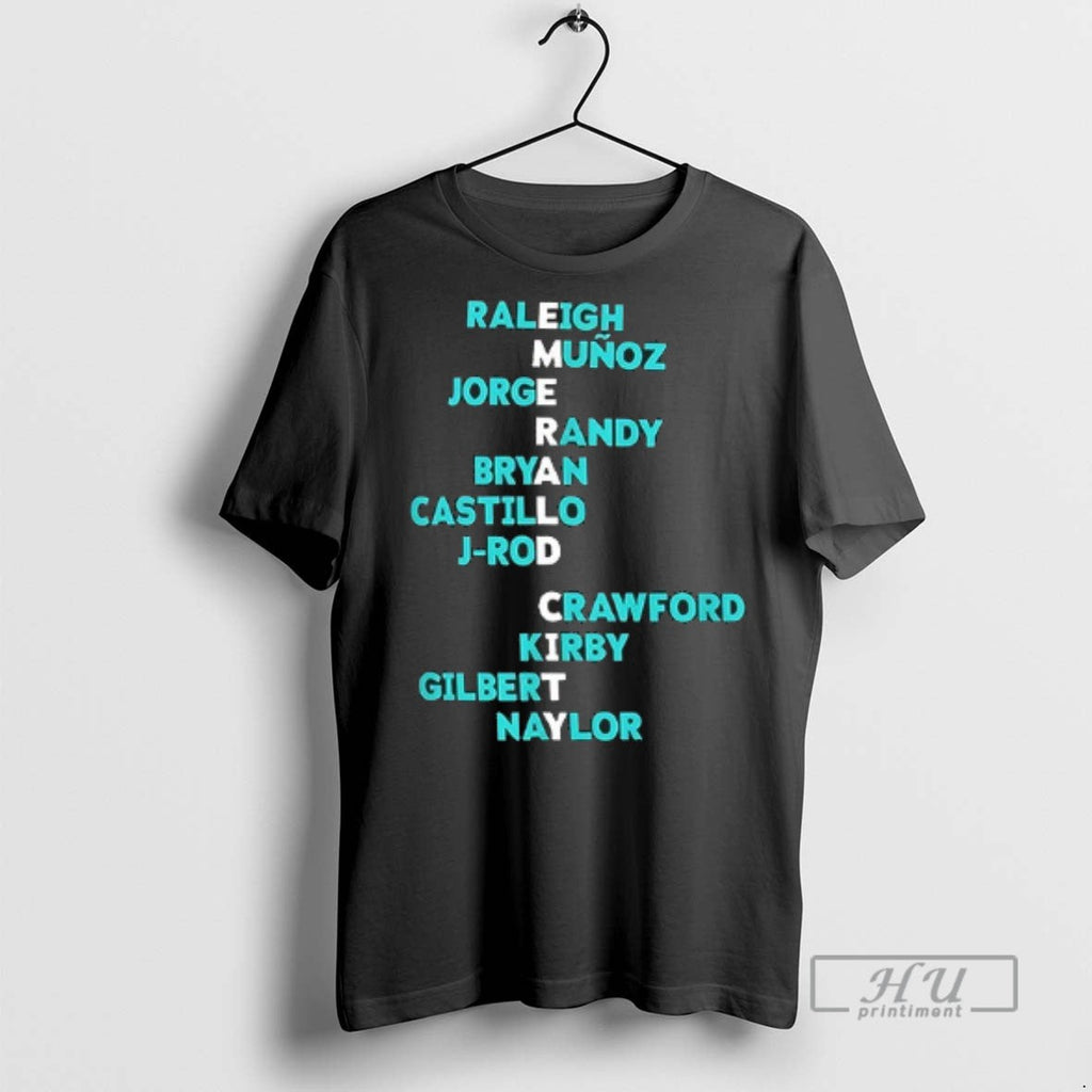 Officials Emerald City Seattle Mariners Mlb 2025 T Shirt Unisex T-shirt, Sweatshirt, Hoodie, Long Sleeve Tee - T-Shirt, Sweatshirt, Hoodie