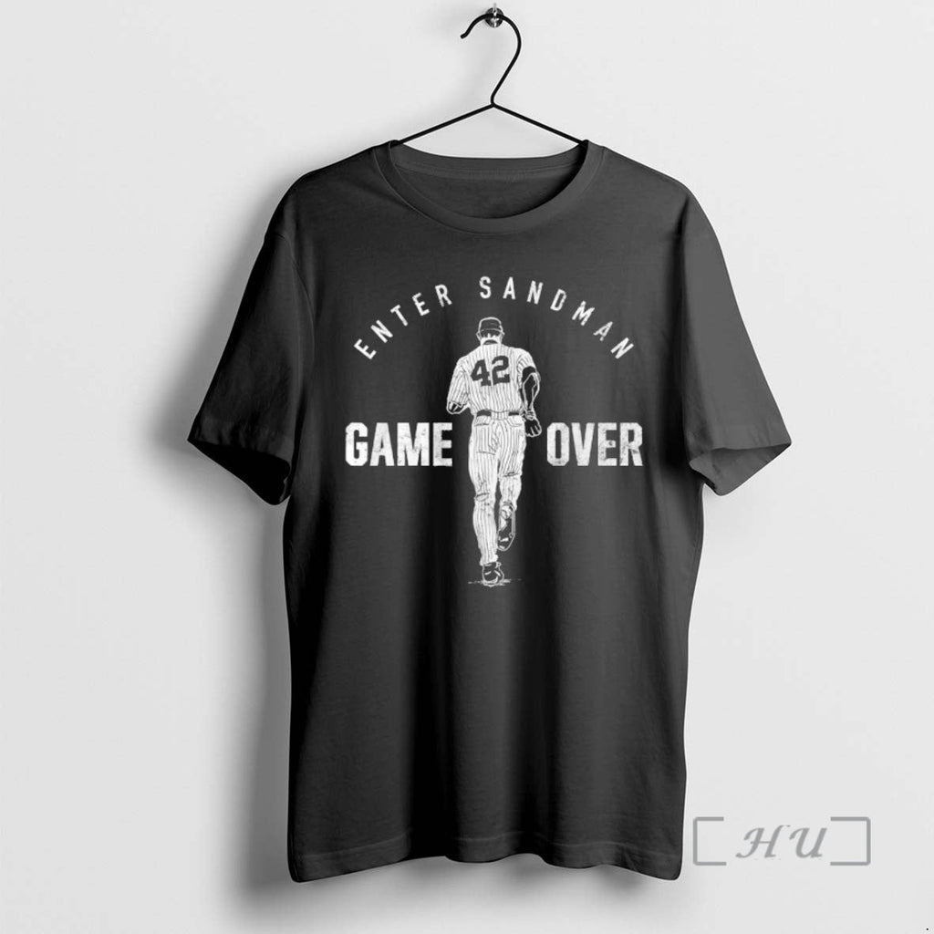 Officials Enter Sandman Mariano Rivera New York Yankees Baseball Game Over Premium T Shirts Sweater - T-Shirt, Sweatshirt, Hoodie