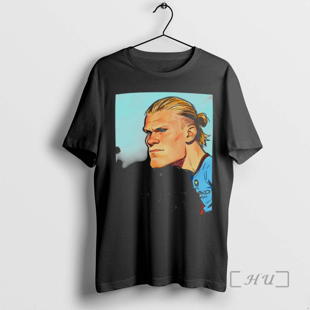Officials Erling Haaland Cartoon Manchester City Football Stay Humble Eh Unisex T-shirt, Sweatshirt, Hoodie, Long Sleeve Tee - T-Shirt, Sweatshirt, Hoodie
