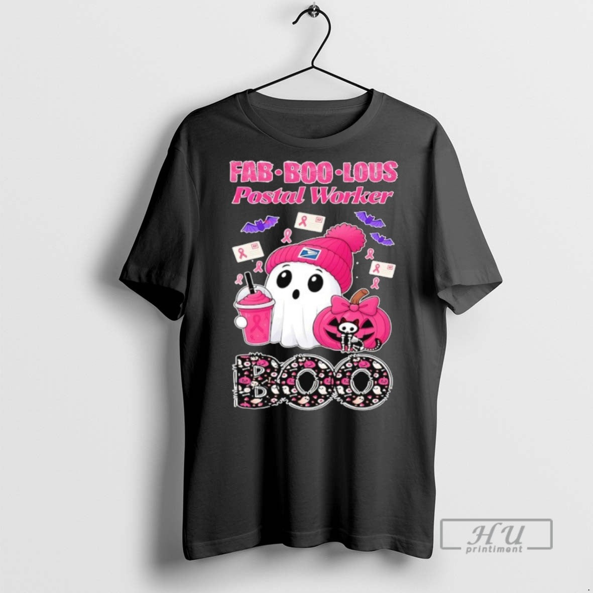Officials Fab Boo Lous Postal Worker Boo Usps Halloween T Shirts Unisex T-shirt, Sweatshirt, Hoodie, Long Sleeve Tee - T-Shirt, Sweatshirt, Hoodie