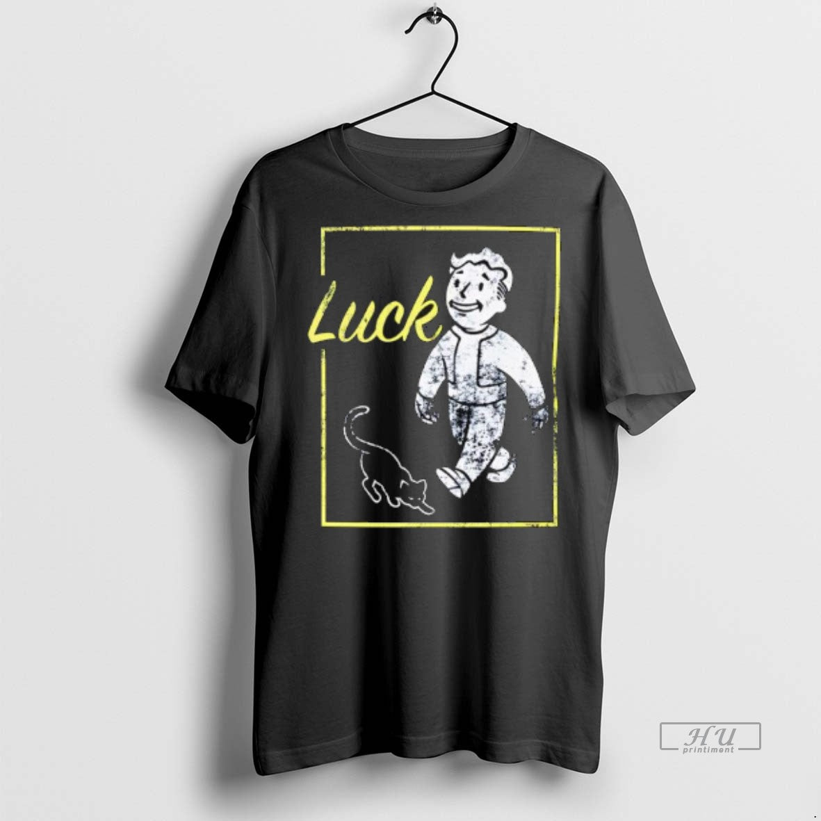 Officials Fallout Luck Cat Shirt Sweater Unisex T-shirt, Sweatshirt, Hoodie, Long Sleeve Tee - T-Shirt, Sweatshirt, Hoodie
