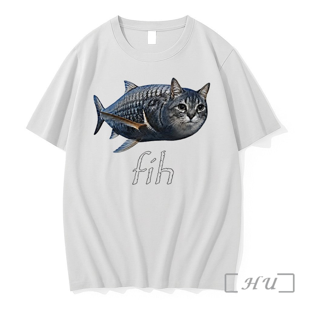 Officials Fish X Cat Fih Funny Premium T Shirts Sweater Hoodie Jpg Unisex T-shirt, Sweatshirt, Hoodie, Long Sleeve Tee - T-Shirt, Sweatshirt, Hoodie