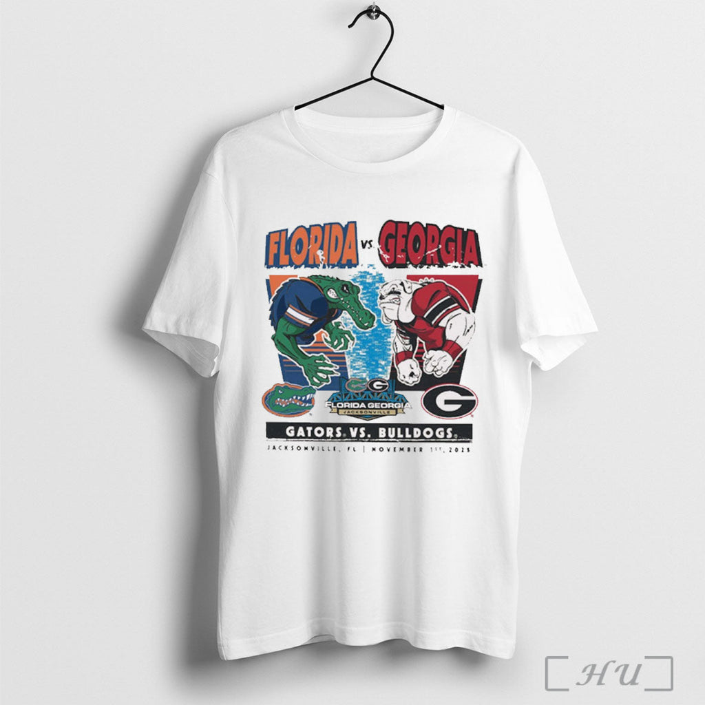 Officials Florida Gators Vs Georgia Bulldogs Football Florida Georgia Jacksonville Fl November 1 2025 Mascots - T-Shirt, Sweatshirt, Hoodie