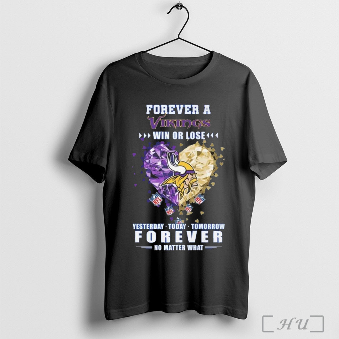 Officials Forever A Minnesota Vikings Win Or Lose Yesterday Today Tomorrow Forever No Matter What - T-Shirt, Sweatshirt, Hoodie