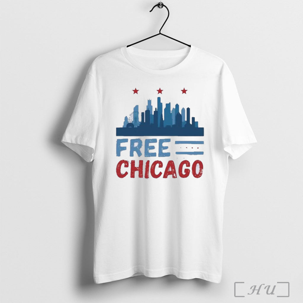 Officials Free Chicago Protest Political T Shirt Unisex T-shirt, Sweatshirt, Hoodie, Long Sleeve Tee - T-Shirt, Sweatshirt, Hoodie