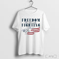 Officials Freedom Is Worth Fighting For Charlie Kirk Patriot T Shirt Unisex T-shirt, Sweatshirt, Hoodie, Long Sleeve Tee - T-Shirt, Sweatshirt, Hoodie