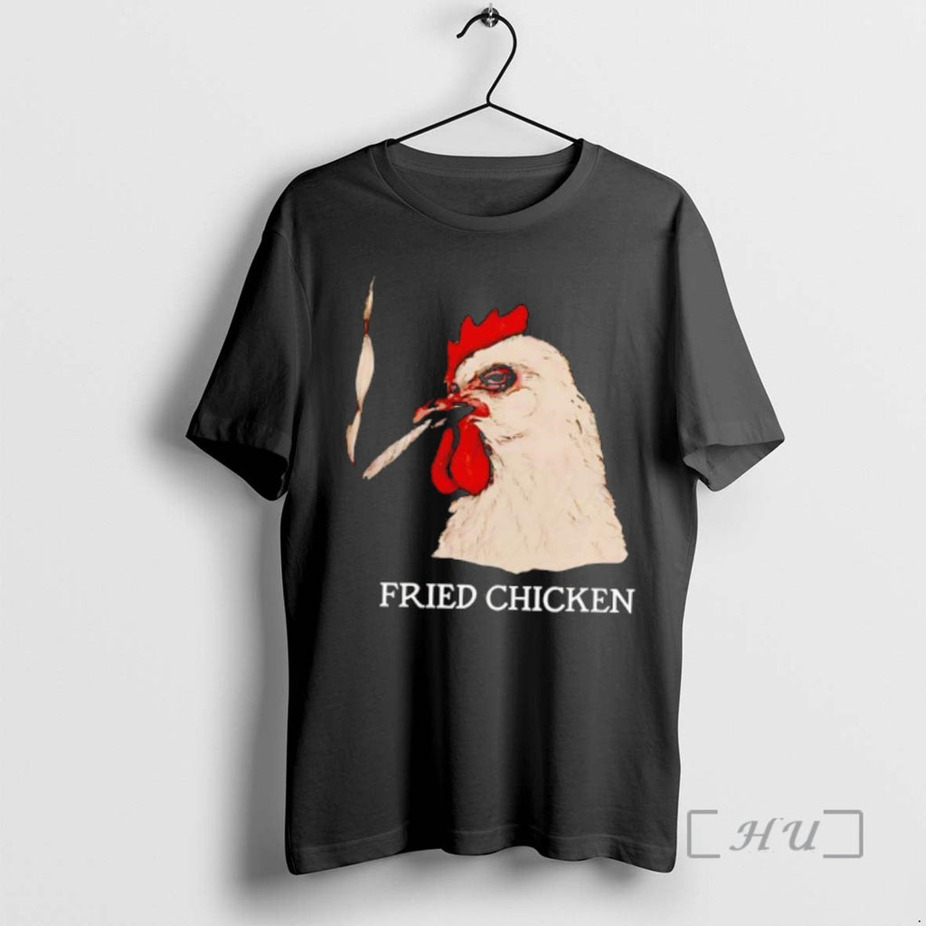 Officials Fried Chicken Smoking Rooster Head Hand Drawn Sketch T-Shirts, Hoodie, Sweatshirt - T-Shirt, Sweatshirt, Hoodie