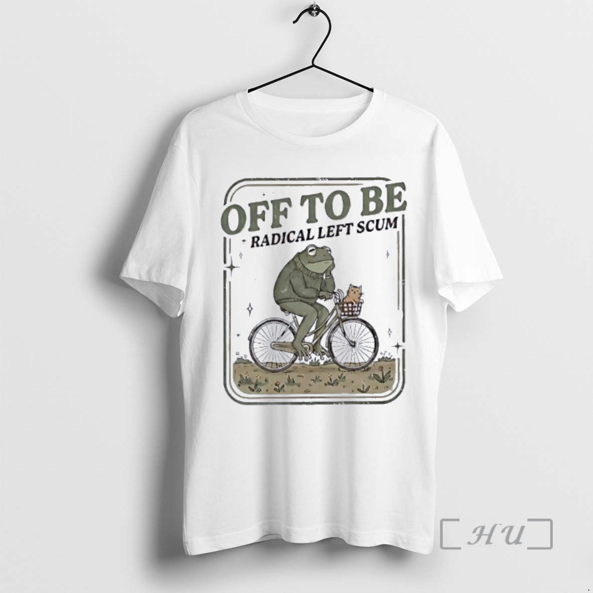 Officials Frog Cat Driving Bicycle Off Be Radical Left Scum T-Shirts, Hoodie, Sweatshirt - T-Shirt, Sweatshirt, Hoodie