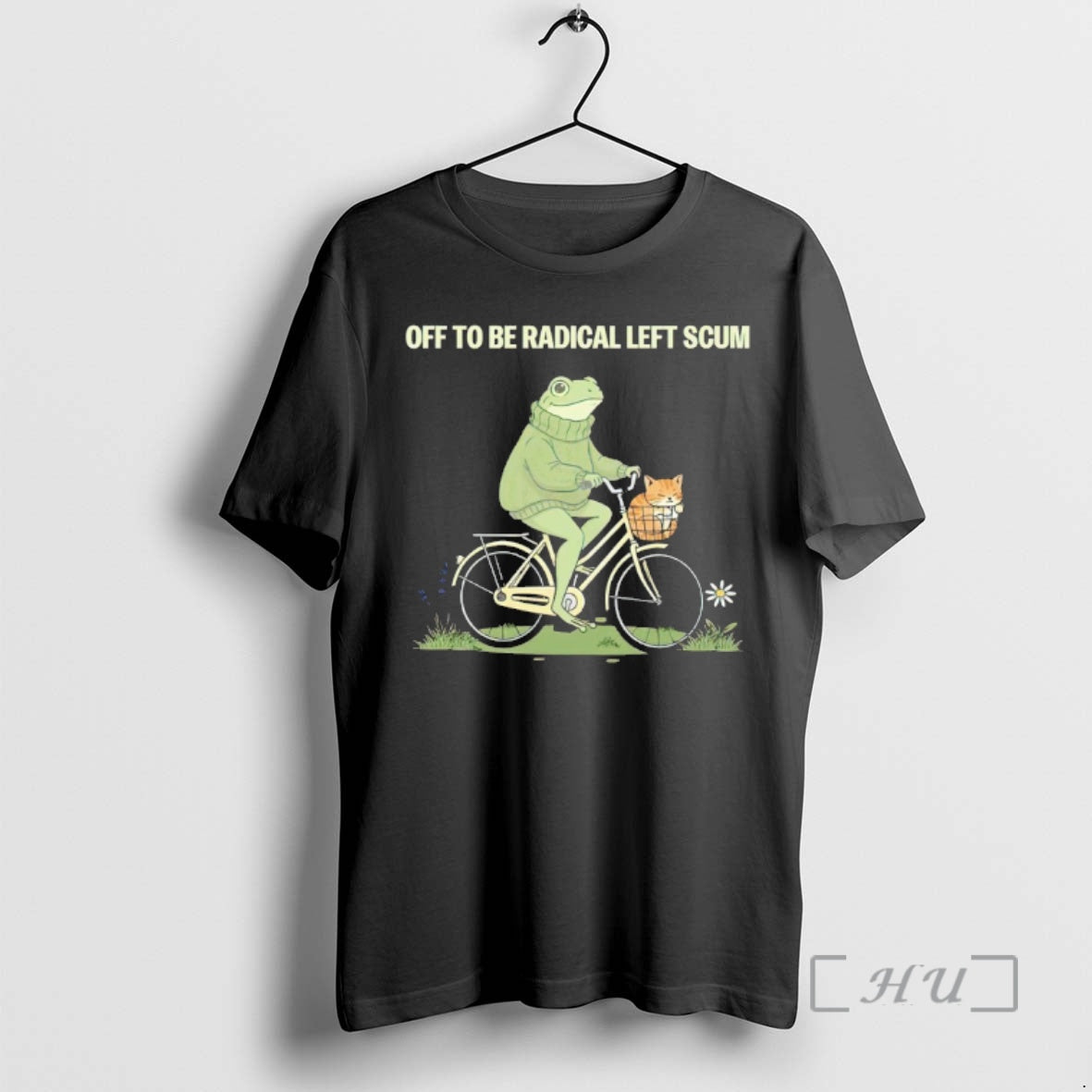 Officials Frog Riding Bike Cat Off Be Radical Left Scum T-Shirts, Hoodie, Sweatshirt - T-Shirt, Sweatshirt, Hoodie
